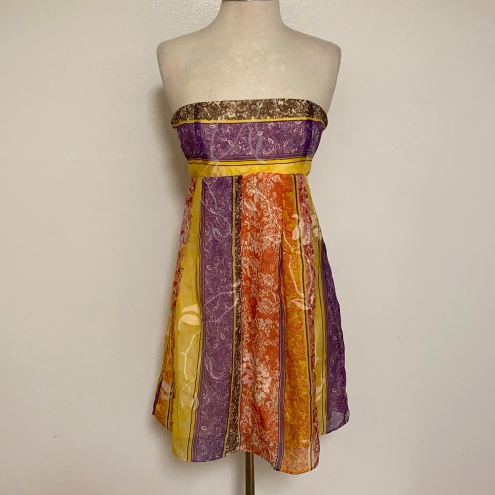 Alice + Olivia Strapless Mini Dress XS